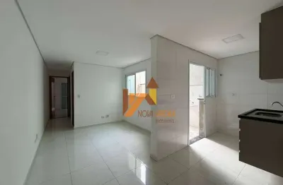 Apartamento com 2 dormitórios para alugar, 55 m² por r$ 1.863,00/mês - vila pires - santo andré/sp