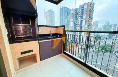 Apartamento com 2 dormitórios para alugar, 80 m² por R$ 4.889,48/mês - Campestre - Santo André/SP