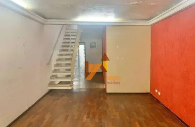 Sobrado com 3 dormitórios para alugar, 202 m² por r$ 3.808,00/mês - jardim - santo andré/sp