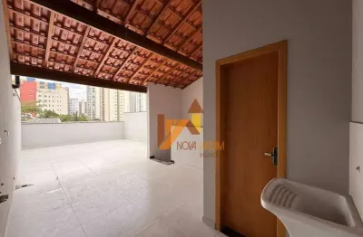 Cobertura com 2 dormitórios à venda, 120 m² por r$ 575.000,00 - parque das nações - santo andré/sp