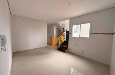 Cobertura com 2 dormitórios à venda, 120 m² por r$ 575.000,00 - parque das nações - santo andré/sp