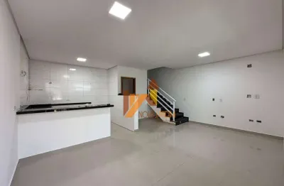 Sobrado com 2 dormitórios para alugar, 150 m² por r$ 2.890,00/mês - vila linda - santo andré/sp