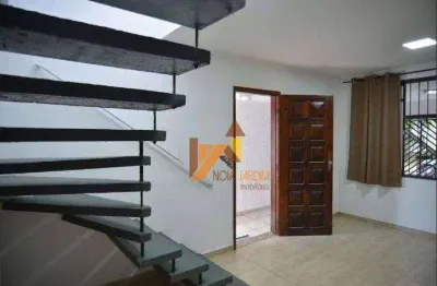 Sobrado com 3 dormitórios, 194 m² - venda por r$ 900.000,00 ou aluguel por r$ 4.100,00/mês - jardim jamaica - santo andré/sp
