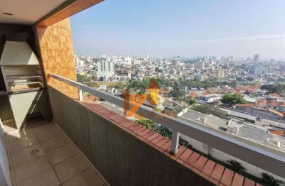 Apartamento com 3 dormitórios para alugar, 100 m² por r$ 3.876,00/mês - campestre - santo andré/sp