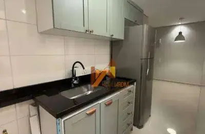 Apartamento com 2 dormitórios para alugar, 55 m² por r$ 2.475,00/mês - vila eldízia - santo andré/sp