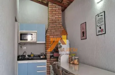 Sobrado com 2 dormitórios para alugar, 76 m² por r$ 3.900,00/mês - jardim santo antônio - santo andré/sp