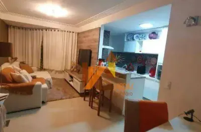 Apartamento com 1 dormitório para alugar, 50 m² por r$ 4.465/mês - jardim - santo andré/sp