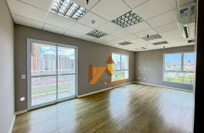Sala para alugar, 37 m² por r$ 2.435,64/mês - jardim - santo andré/sp