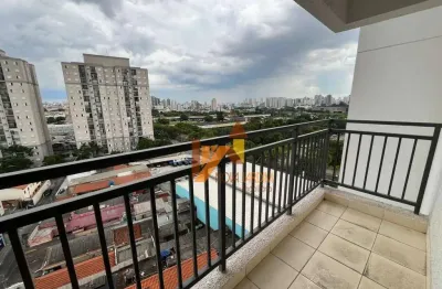 Apartamento com 2 quartos, 59m² - venda por R$ 450.000 ou aluguel por R$ 2.932/mês - Vila Metalúrgica - Santo André/SP