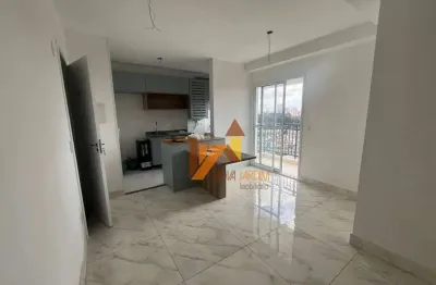 Apartamento com 2 quartos para alugar, 53m² por R$ 2.723/mês - Vila Metalúrgica - Santo André/SP