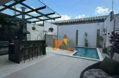 Sobrado com 3 dormitórios, 386 m² - venda por R$ 2.800.000,00 ou aluguel por R$ 18.000,00/mês - Vila Pires - Santo André/SP