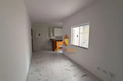 Apartamento com 2 dormitórios para alugar, 55 m² por R$ 2.169,42/mês - Vila Vilma - Santo André/SP