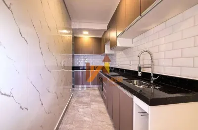 Apartamento com 3 quartos para alugar, 80 m² por R$ 4.450/mês - Vila Valparaíso - Santo André/SP