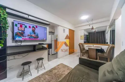 Apartamento com 1 dormitório para alugar, 37 m² por R$ 2.690,00/mês - Vila Assunção - Santo André/SP