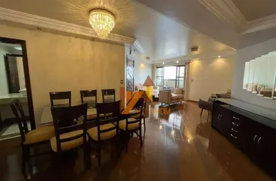 Apartamento com 3 dormitórios para alugar, 200 m² por R$ 5.668,50/mês - Vila Bastos - Santo André/SP