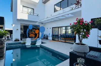 Casa de Luxo Imponente no Condomínio Solares Residencial – 6 Quartos, 2 Suítes, Piscina, Jacuzzi e Acabamento Impecável | Maricá