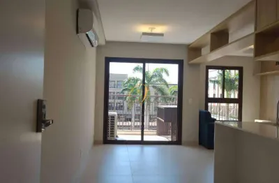 Apartamento com 1 dormitório para alugar, 56 m² por r$ 5.436,01/mês - jardim vivendas - são josé do rio preto/sp