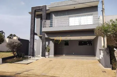 Sobrado com 3 dormitórios, 284 m² - venda por r$ 950.000,00 ou aluguel por r$ 5.900,00/mês - village mirassol iii - mirassol/sp
