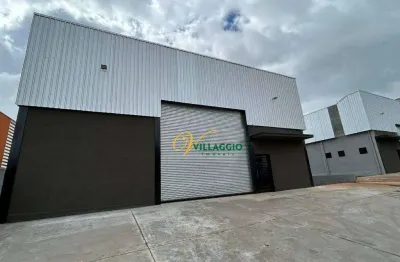 Barracão para alugar, 600 m² por r$ 12.000,00/mês - distrito industrial doutor carlos arnaldo e silva - são josé do rio preto/sp