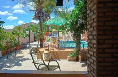 Rancho com 4 dormitórios à venda, 280 m² por r$ 515.000 - mendonca - mendonça/sp