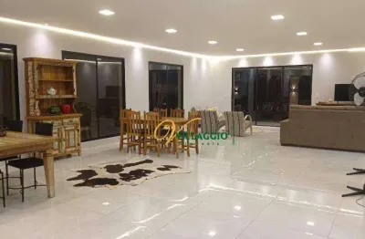 Rancho com 4 dormitórios à venda, 370 m² por r$ 1.365.000 - condomínio lago e sol - fronteira/mg