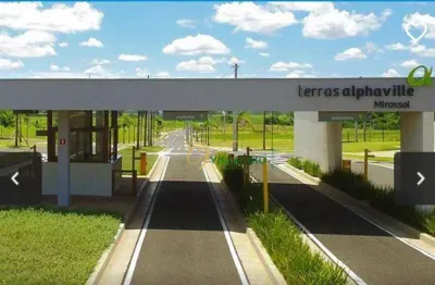 Terreno à venda, 325 m² por r$ 180.000 - alphaville - mirassol/sp