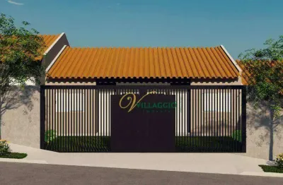 Casa com 2 dormitórios à venda, 53 m² por r$ 280.000,00 - parque vila nobre - são josé do rio preto/sp