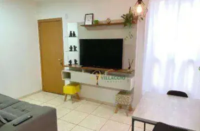 Apartamento com 2 dormitórios à venda, 42 m² por r$ 185.000,00 - rios d'italia - são josé do rio preto/sp
