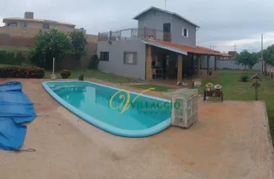 Rancho com 2 dormitórios à venda, 130 m² por r$ 395.000 - zona rural - icém/sp
