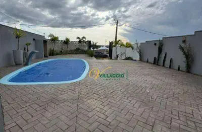Rancho com 3 dormitórios à venda, 140 m² por r$ 590.000 - centro - mendonça/sp
