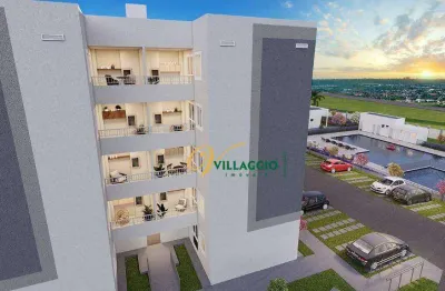 Apartamento com 2 dormitórios à venda, 47 m² por r$ 253.000 - jardim marajó - são josé do rio preto/sp