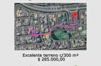 Terreno em condomínio fechado à venda na Avenida Miguel Damha, Village Damha Mirassol II, Mirassol