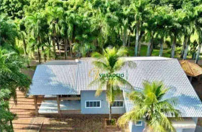 Sítio com 3 dormitórios à venda, 121000 m² por r$ 4.000.000 - zona rural - nipoã/sp