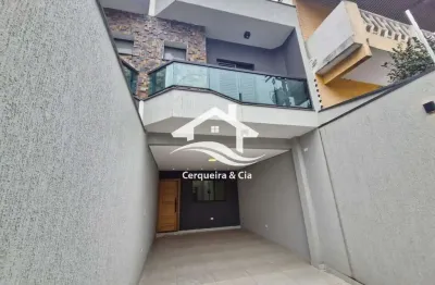 Sobrado novo com 3 dormitórios (1 suíte) e 2 vagas na vila clarice | cerqueira & cia soluções imobiliárias