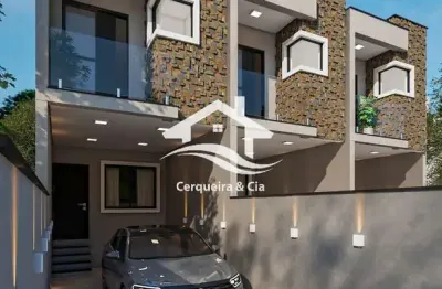 Sobrado novo com 3 dormitórios e 2 vagas de garagem no jardim santa adélia | cerqueira & cia soluções imobiliárias