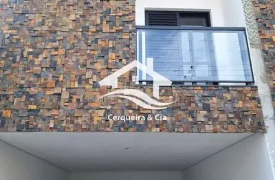 Sobrado novo com 3 dormitórios e 2 vagas de garagem na vila américa  | cerqueira & cia soluções imobiliárias