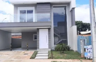 Casa em condomínio fechado com 3 quartos à venda na rua dos pinheiros, 49, igara, canoas por r$ 1.950.000