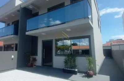 Casa com 3 quartos à venda no enseada de brito, palhoça , 114 m2 por r$ 825.000