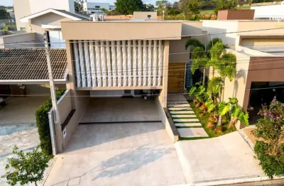 Casa térrea no condomínio terras do sinhô ii à venda em piracicaba 299m² - piscina, sistema fotovoltaico e automação