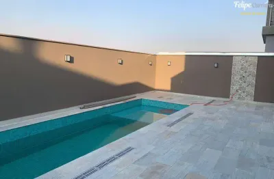 Casa magnífica com 3 suítes e piscina, reserva do engenho, piracicaba, sp