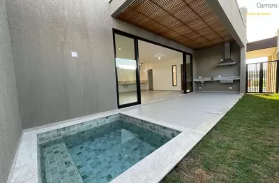 Casa nova térrea 3 suítes, spa com hidromassagem, churrasqueira, damha 2, piracicaba, sp