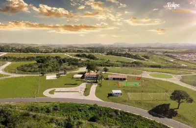 Terreno em condomínio com espaço gourmet e piscina em piracicaba, pronto para construir - condomínio belmonte