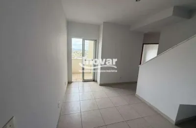 Apto de cobertura com área total de 105m² sendo: 01 sala ampla para 2 ambientes; cozinha; 02 quartos;01 banheiro. 01 área de serviço, área externa.