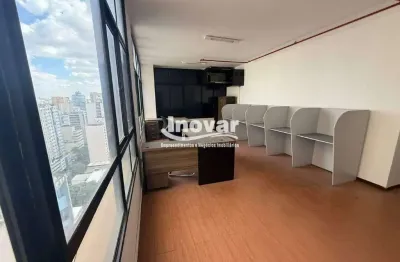 Sala com 38m² mobilhada em prédio de auto luxo na avenida augusto de lima