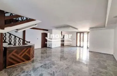 Casa disponível para locação, 2 pavimentos com 4 quartos sendo 2 suítes, 4 vagas, 530m² no belvedere