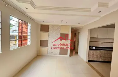 Apartamento com 3 dormitórios para alugar, 57 m² por R$ 1.455,00/mês - Jardim Santa Cruz - Londrina/PR