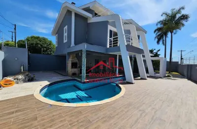 Casa com 3 dormitórios para alugar, 360 m² por r$ 5.700,00/mês - coliseu - londrina/pr