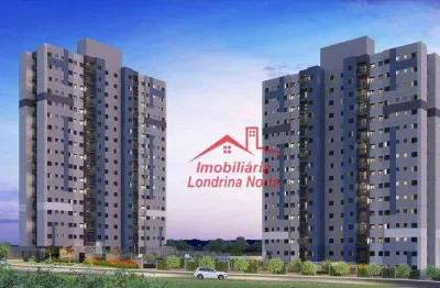 Apartamento com 2 dormitórios à venda, 55 m² por r$ 370.000 - ever vitta norte shopping - pacaembu - londrina/pr