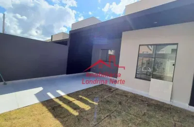 Casa com 3 dormitórios à venda, 74 m² por r$ 310.000,00 - jardim strass - londrina/pr
