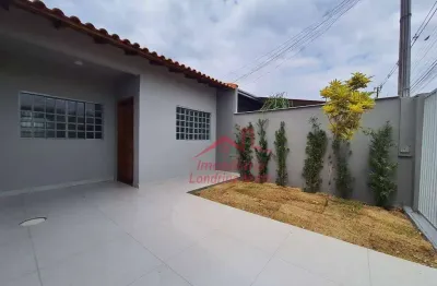 Casa com 3 dormitórios à venda, 65 m² por r$ 266.500,00 - jardim planalto - londrina/pr